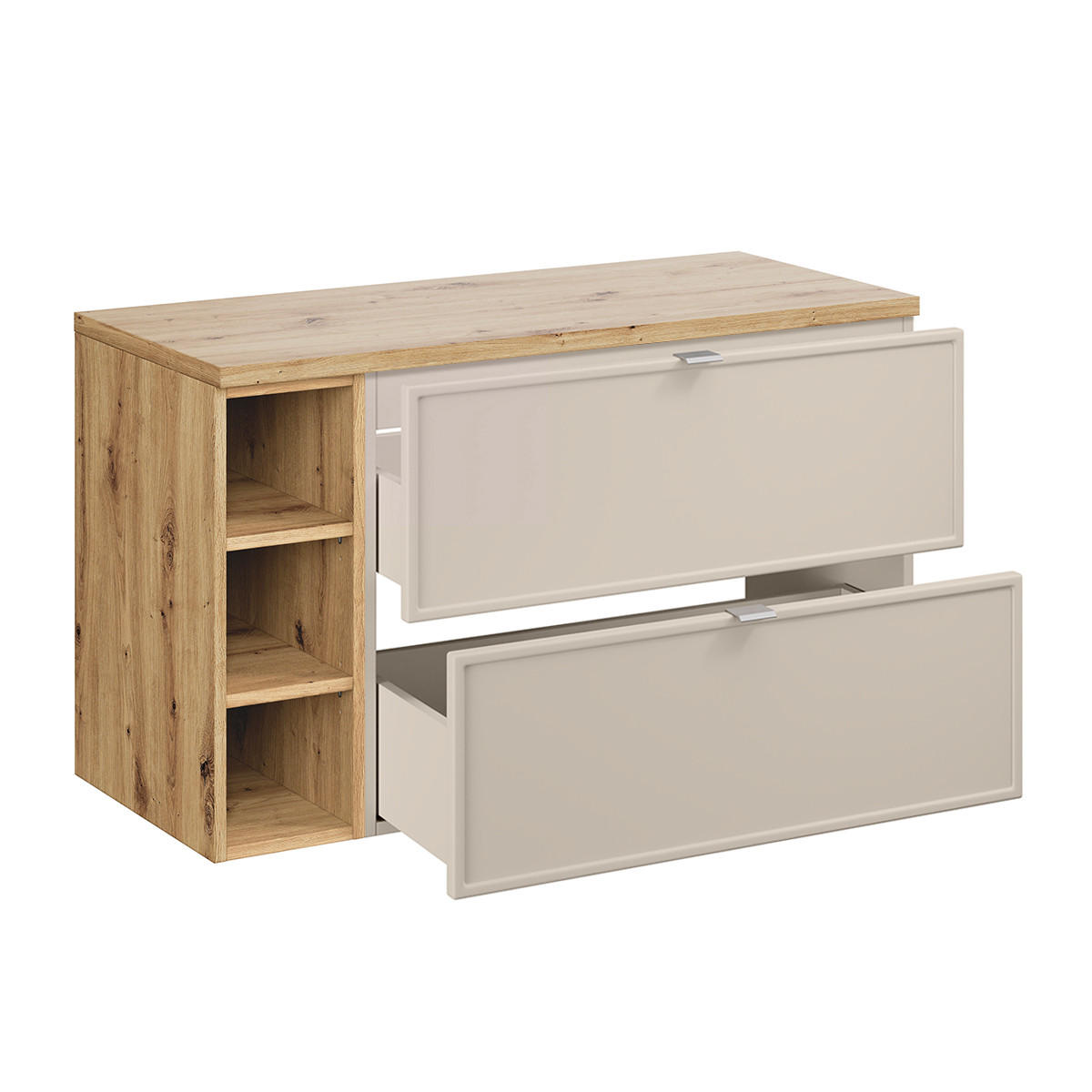 SKŘÍŇKA POD UMYVADLO 100.6cm Alba Kašmír - béžová, kompozitní dřevo (100.6/59/48cm) - Petits-meubles