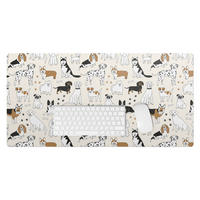 SCHREIBTISCHUNTERLAGE 90x45 cm Beige - Sandfarben, Kunststoff (1.6/90/45cm) - Wallfluent