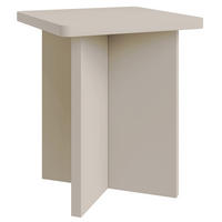 COUCHTISCH Qubeo kaschmirgrau 42 cm - Taupe, Holzwerkstoff (42/42/50cm) - Selsey