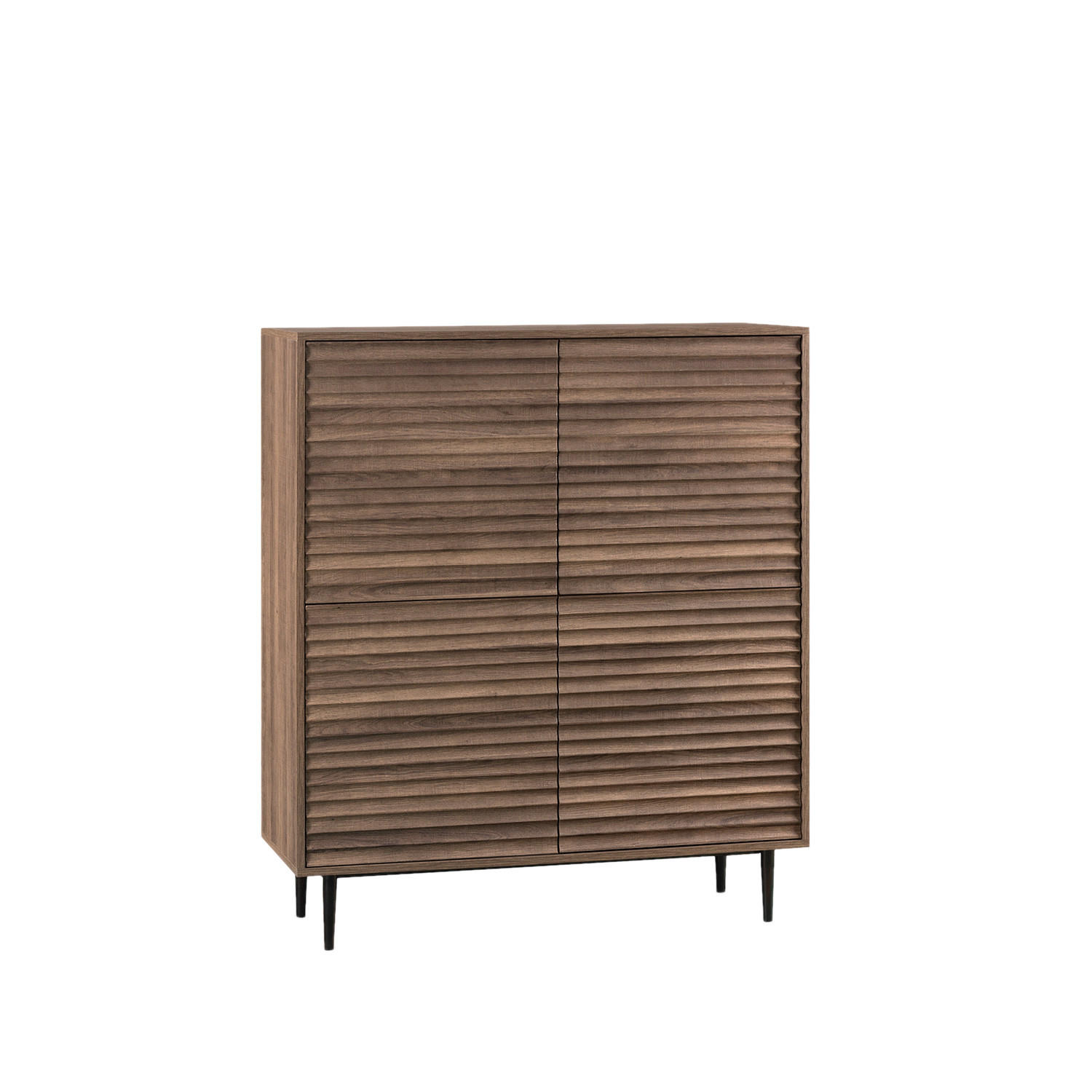 Klast Home Sideboard Walnuss 100x118x38 cm