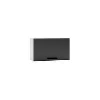HÄNGESCHRANK W60OKGR - Dnoria - Zeitlose Küchen Eleganz - Schwarz, Holz/Metall (60/36/30cm) - ROYAL24_MARKT