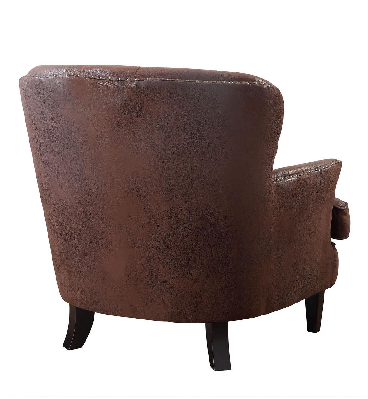 SESSEL Leo Mikrofaser Vintage-Braun - Braun, Textil (82/88/83cm) - ATLANTIC home collection