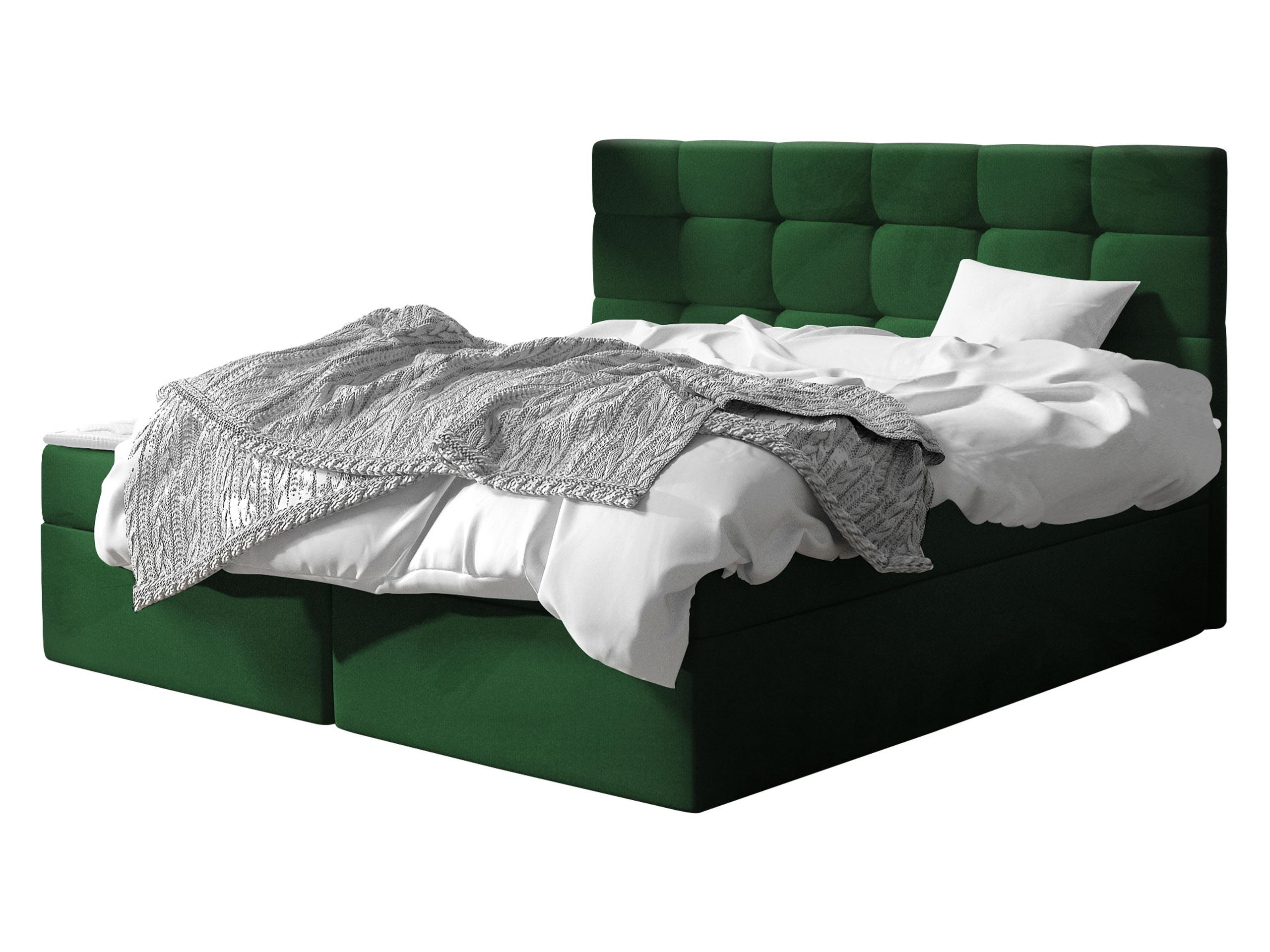 BOXBETT Luanda - Grün, Holzwerkstoff (160/200cm) - MIRJAN24