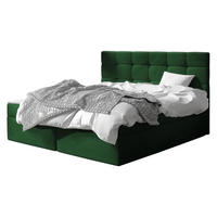 BOXBETT Luanda - Grün, Holzwerkstoff (160/200cm) - MIRJAN24