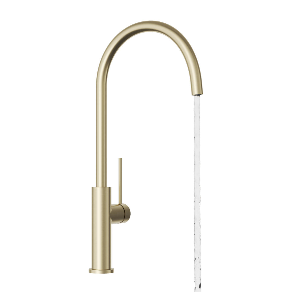 KÜCHENARMATUR Prestige SLIM Gebürstetes Gold - Goldfarben, Metall (23/42/23cm) - Granitan