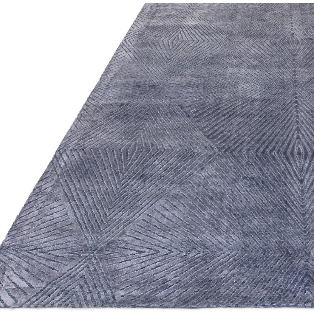 TEPPICH Moderner für Wohn- und Schlafzimmer LAIZE Blau 160 x 230 cm - Blau, Textil (160/230cm) - Novatrend