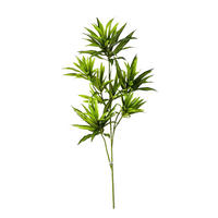 KUNSTPFLANZE Künstlicher Drachenbaum-Zweig - Gian 70cm - Grün, Kunststoff (70cm) - aplanta