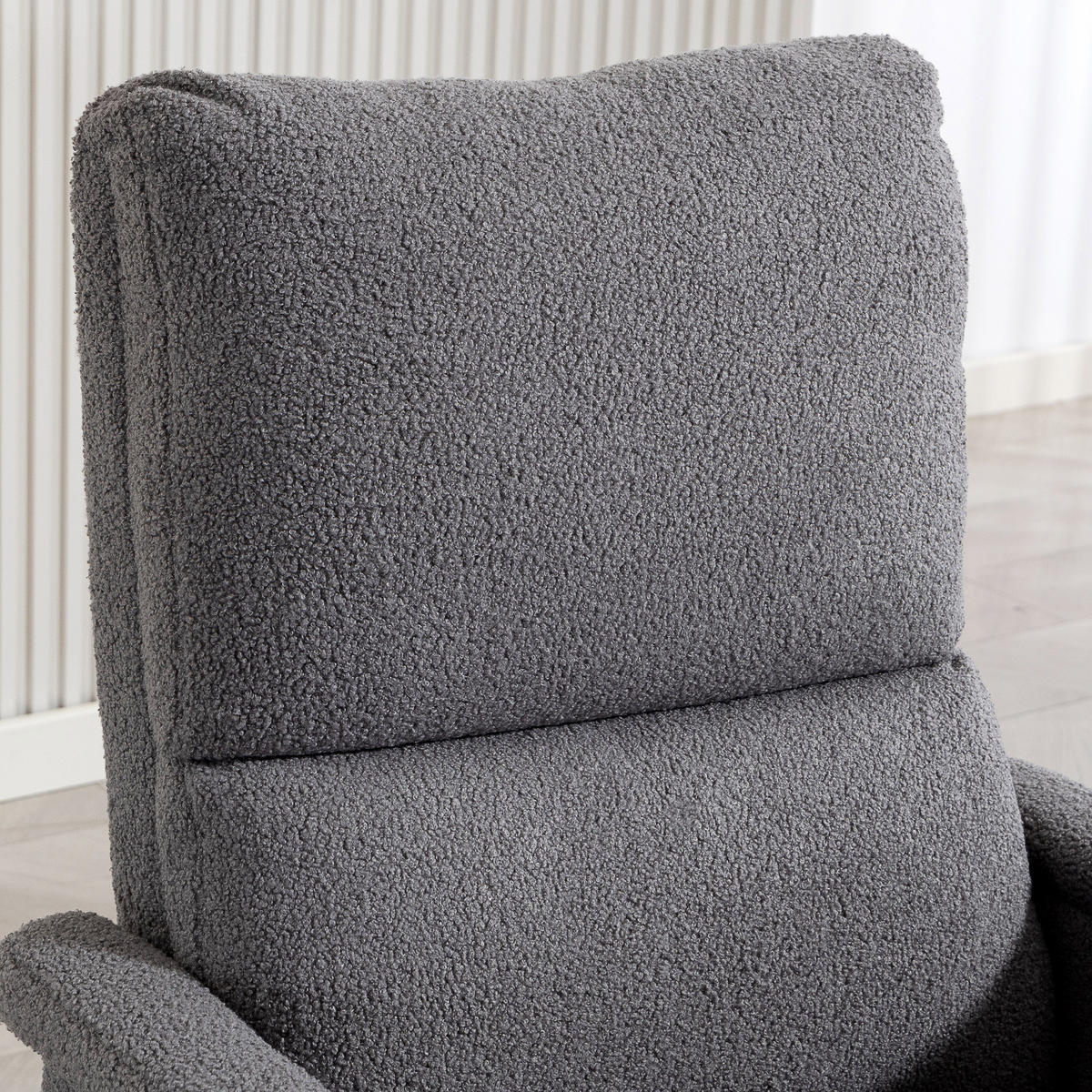 MASSAGESESSEL DE-15441 2 Vibrationen in der Sitzfläche Grau - Hellgrau, Metall (69/99/84cm) - ComfortXL