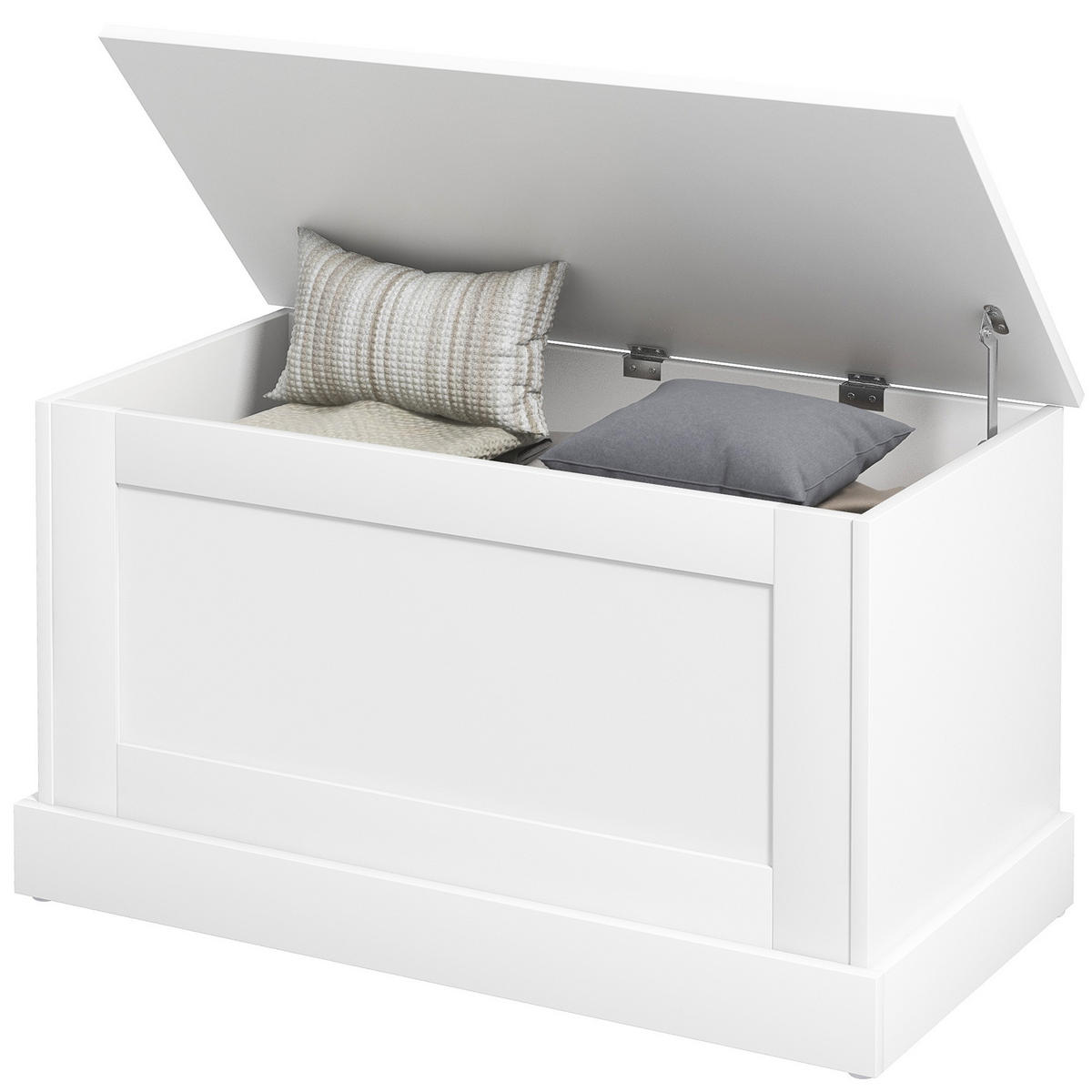 KISSENBOX DE-12524 80/40/45 cm Weiß - Weiß, Holzwerkstoff (40/45/80cm) - ComfortXL