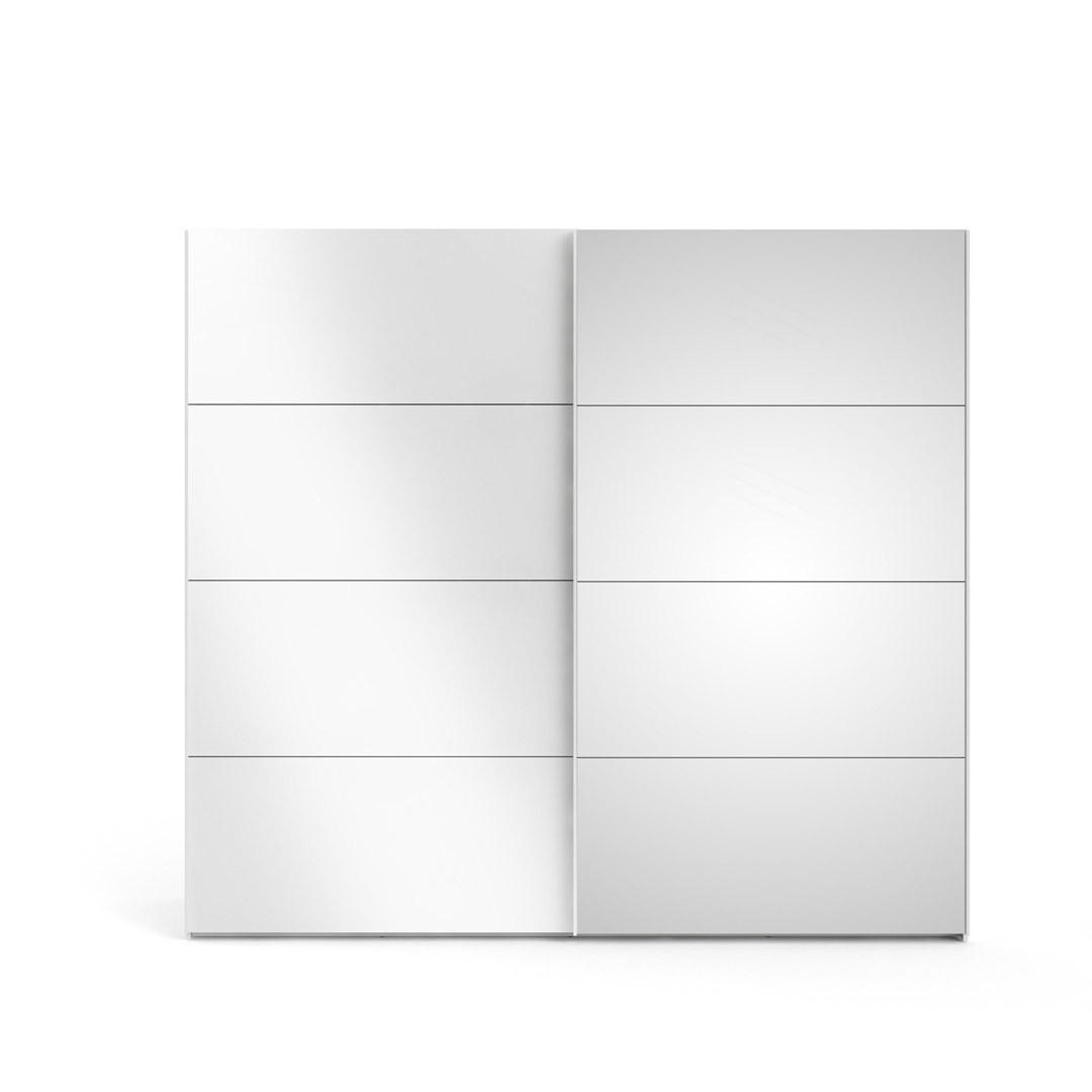 SCHWEBETÜRENSCHRANK weiß - Beige, Holzwerkstoff (243/221/61cm) - ebuy24