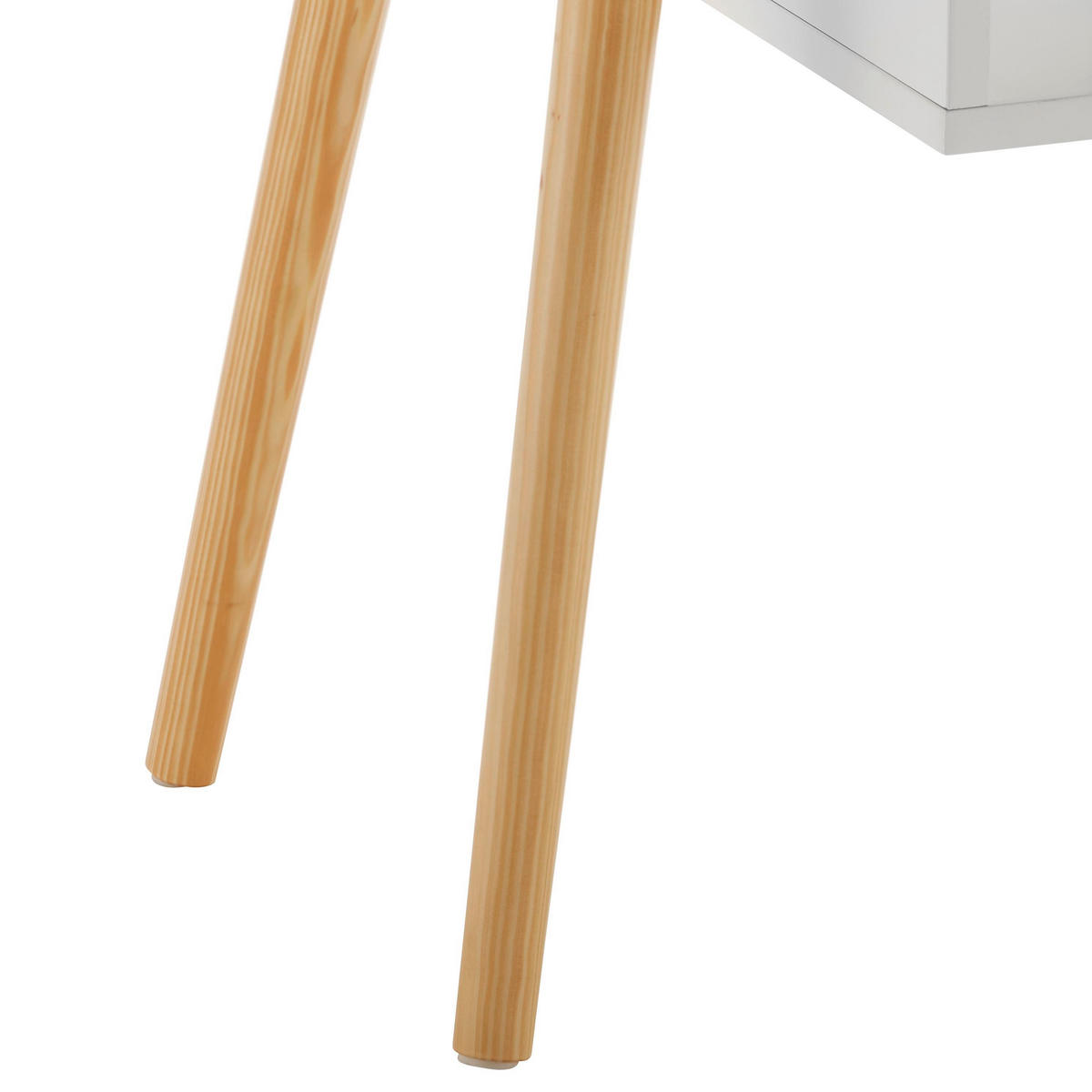 COUCHTISCH Silvio Weiß/Pinienfarben MDF/Holz - Weiß, Holzwerkstoff (100/50/42.5cm) - Bessagi Home