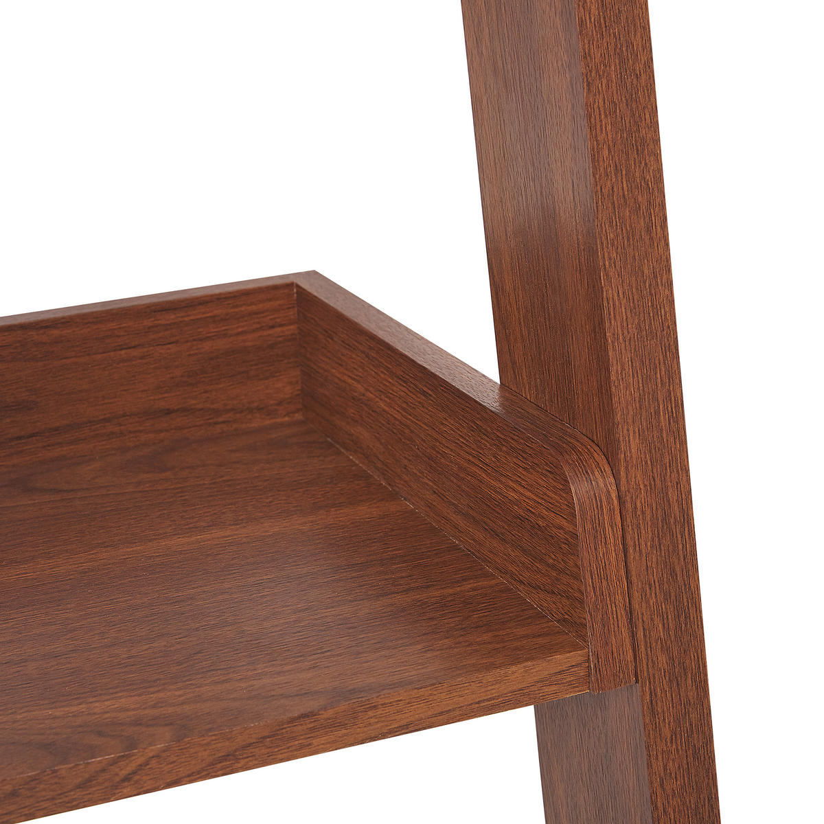 REGAL 5 Fächer Mobile Duo - Dunkelbraun, Holzwerkstoff (45/169/43cm) - Beliani