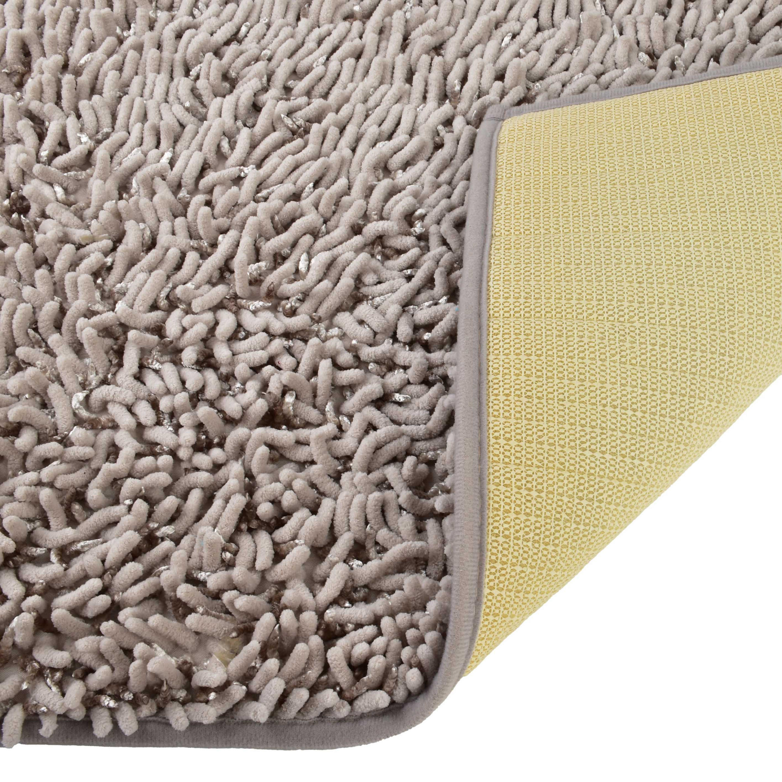 BADTEPPICH Zac Beige 80/50/2 cm Textilien - Beige, Textil (50/80cm) - Mondex