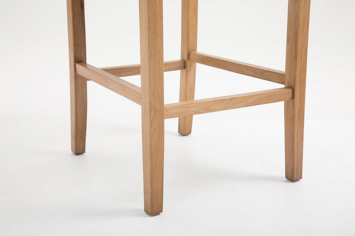 BARHOCKER 2er Set Stoff dunkelgrau - Dunkelgrau/Naturfarben, Holz/Textil (56/111/51cm) - CLP