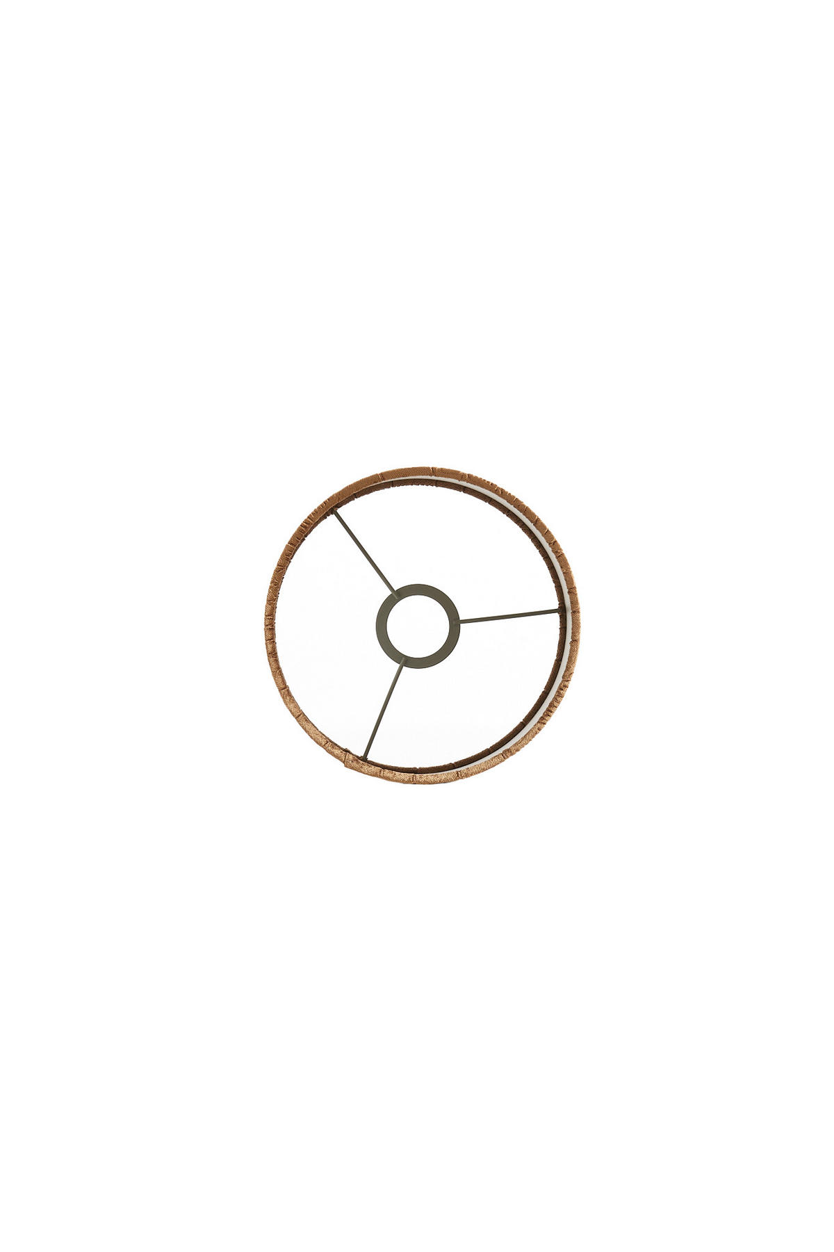 LAMPENSCHIRM Praya Braun Ø20/15 cm - Braun, Textil (20/20/15cm) - Light & Living