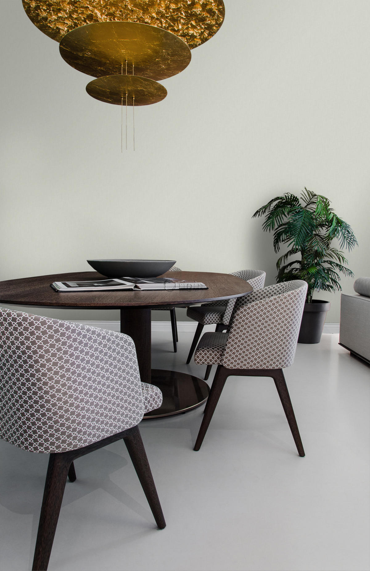TAPETE Leinen-Optik 53 cm x 10.05 m - Braun, Papier (53/1000cm) - Origin Wallcoverings