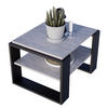 COUCHTISCH Kaja63 63/42/53,8 - Schwarz/Grau, Holzwerkstoff (54/63/42cm) - RAUMHIRSCH FURNITURE
