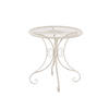 GARTENTISCH Hera antik-creme - Naturfarben, Metall (72.5/70/70cm) - TPFGarden