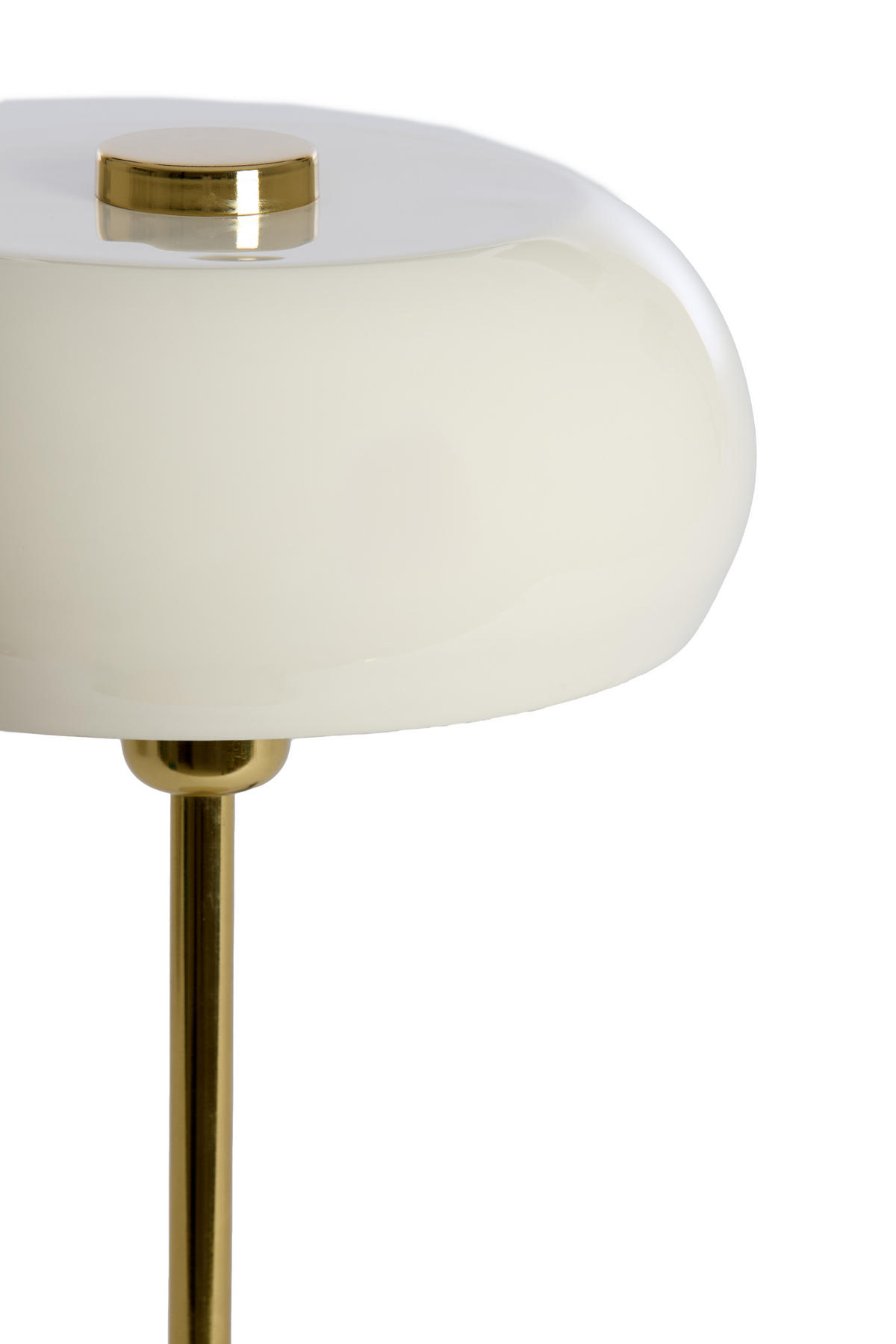 TISCHLAMPE Surin Weiß Ø26/47 cm - Weiß, Metall (26/26/47cm) - Light & Living