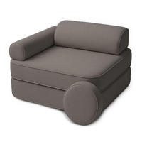 MODULARER Kindersessel weich – flexibler Spiel- und Loungesessel für Kinder - Braun, Textil (60/50/60cm) - Bees & Blooms