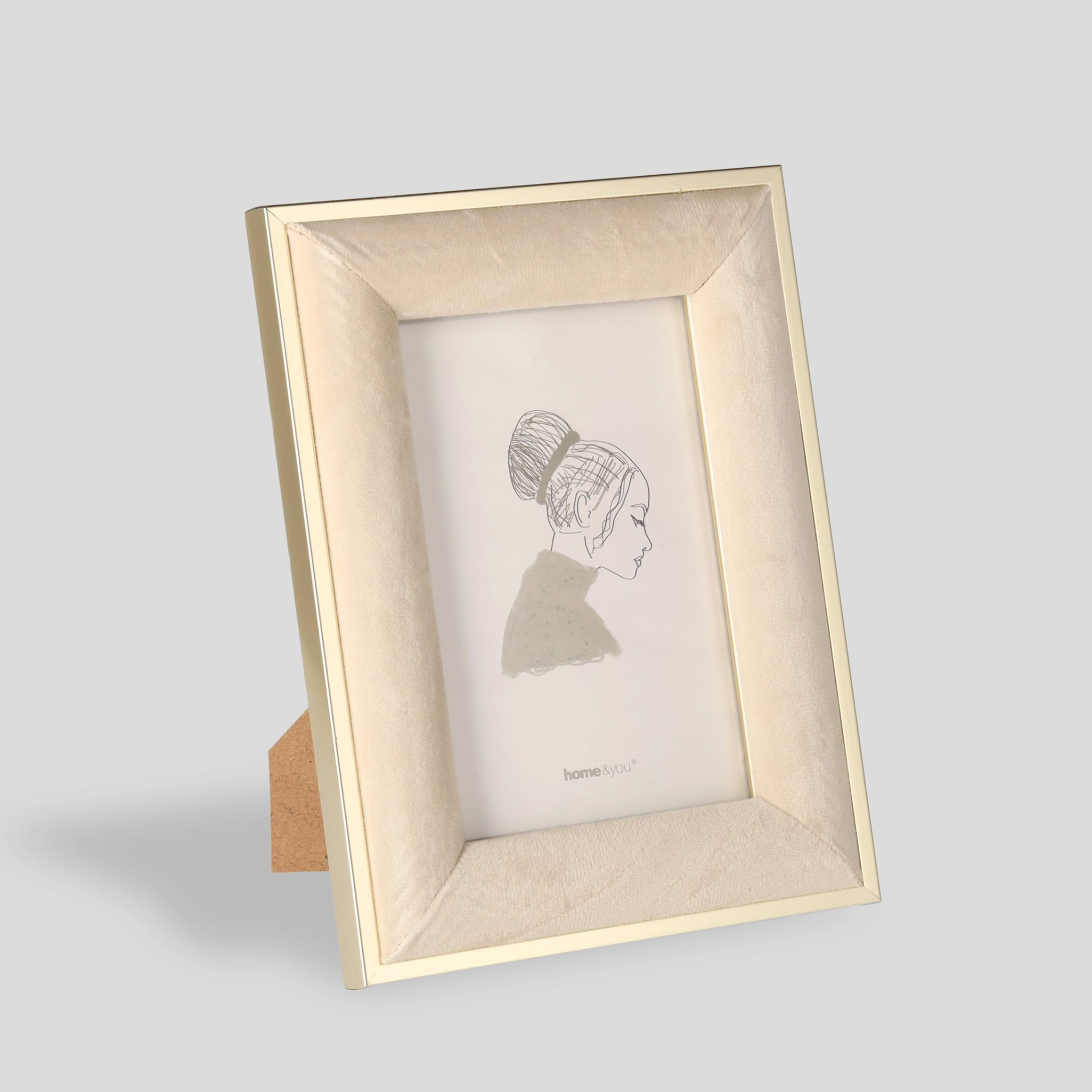 RAHMEN Veloriso - Beige, Kunststoff (2/21/16cm) - home&you