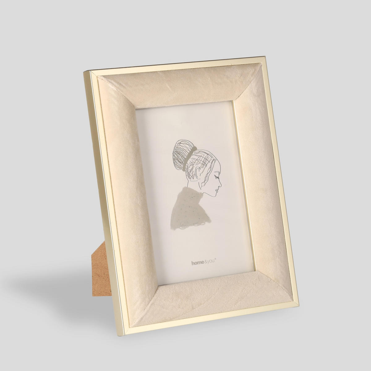 RAHMEN Veloriso - Beige, Kunststoff (2/21/16cm) - home&you