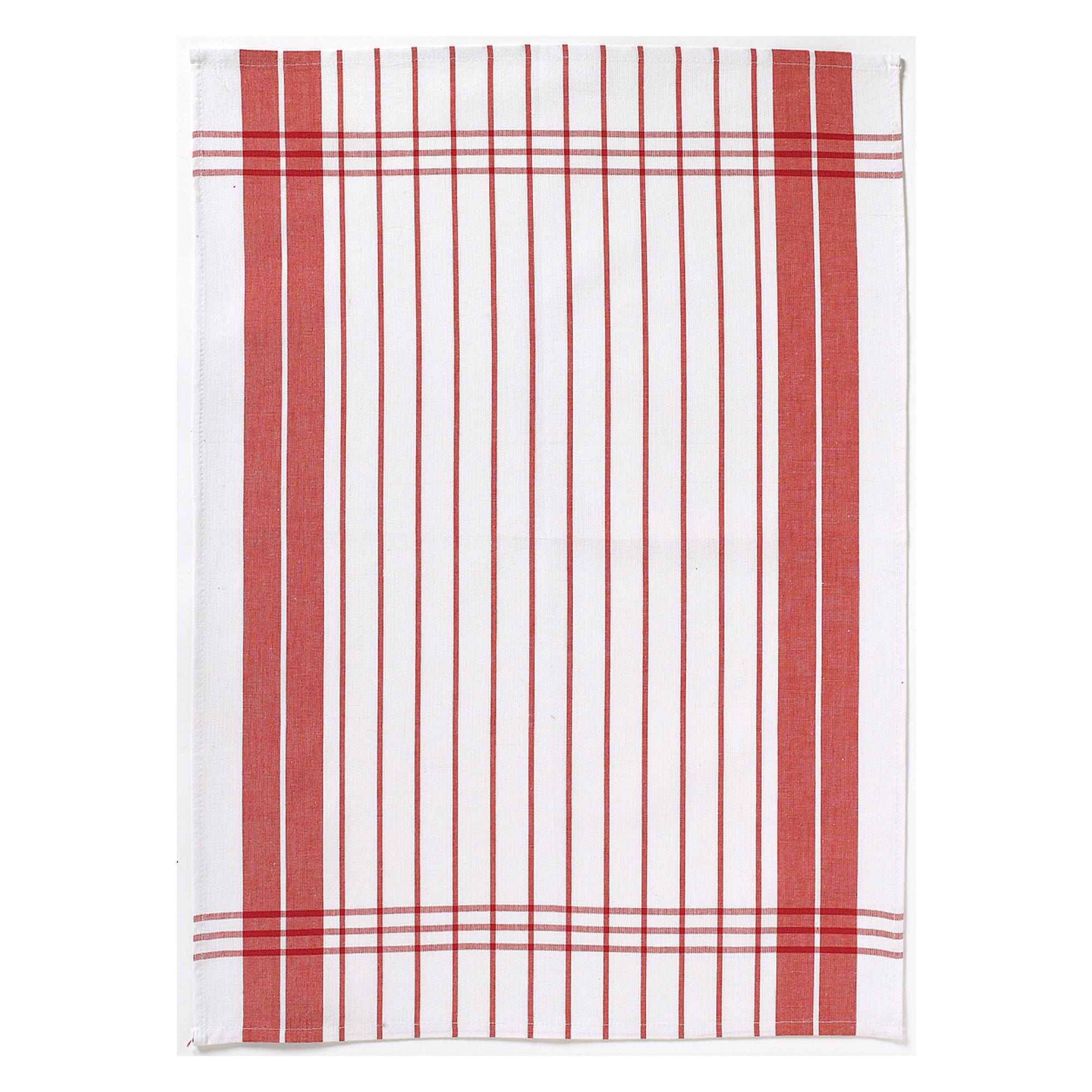 GESCHIRRTUCH Petites Rayures rot 50 x 70 cm - Rot, Textil (70/50cm) - Winkler