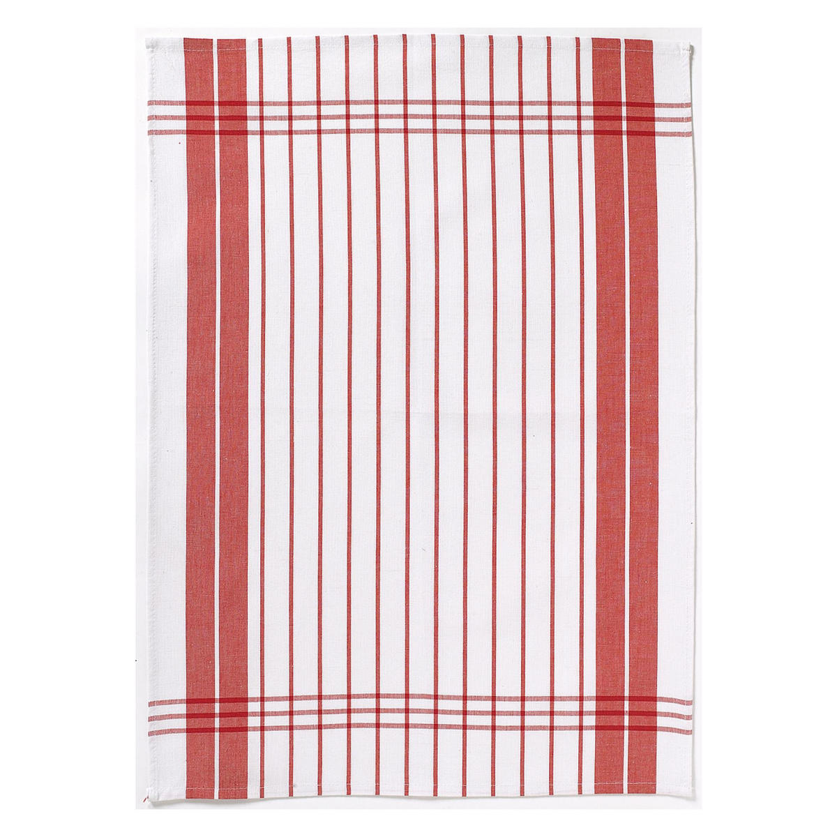 GESCHIRRTUCH Petites Rayures rot 50 x 70 cm - Rot, Textil (70/50cm) - Winkler