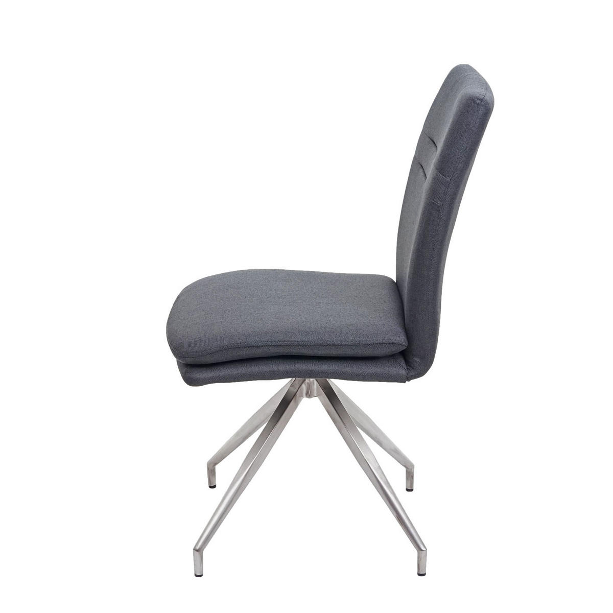ESSZIMMERSTUHL Anthrazit 2er-Set - Anthrazit/Braun, Textil (47/90/60cm) - Jamb
