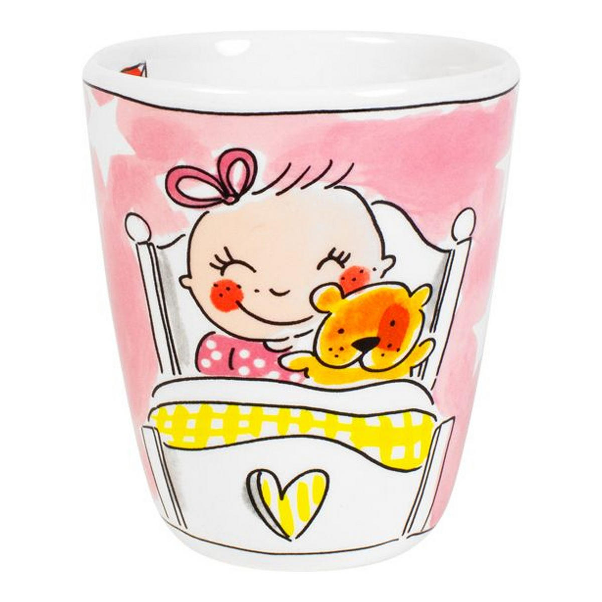 BECHER Es ist ein Mädchen in Bunt - 350 ml - Multicolor, Keramik (0.35L) - Blond Amsterdam