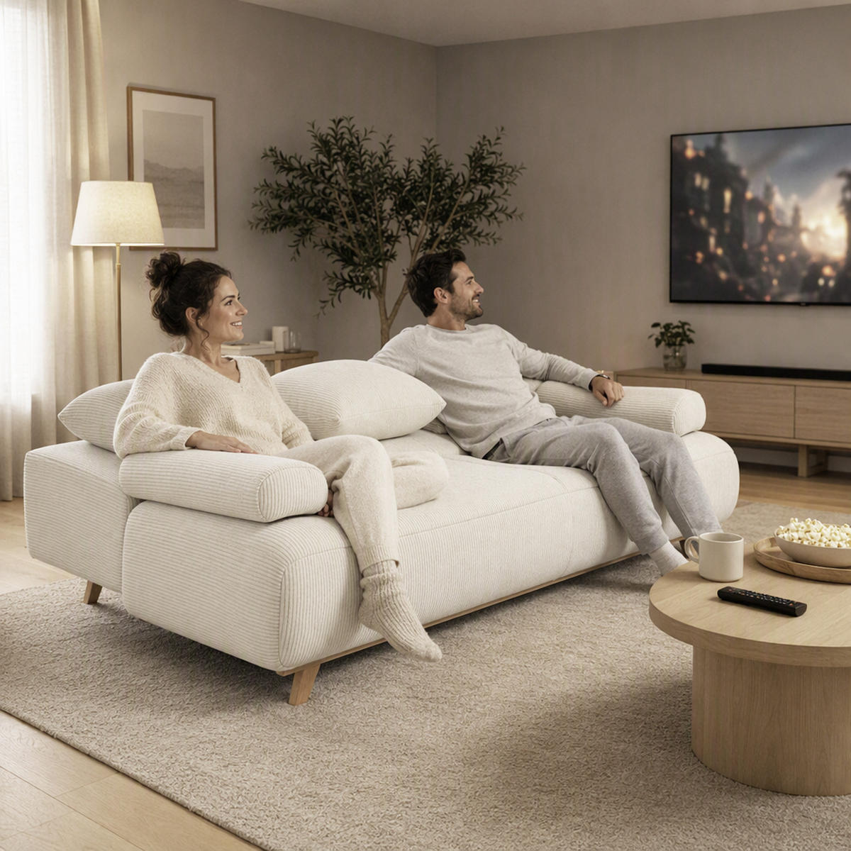 SCHLAFSOFA Beige 188.0/100.0/84.0cm - Beige, Textil (100/84/188cm)