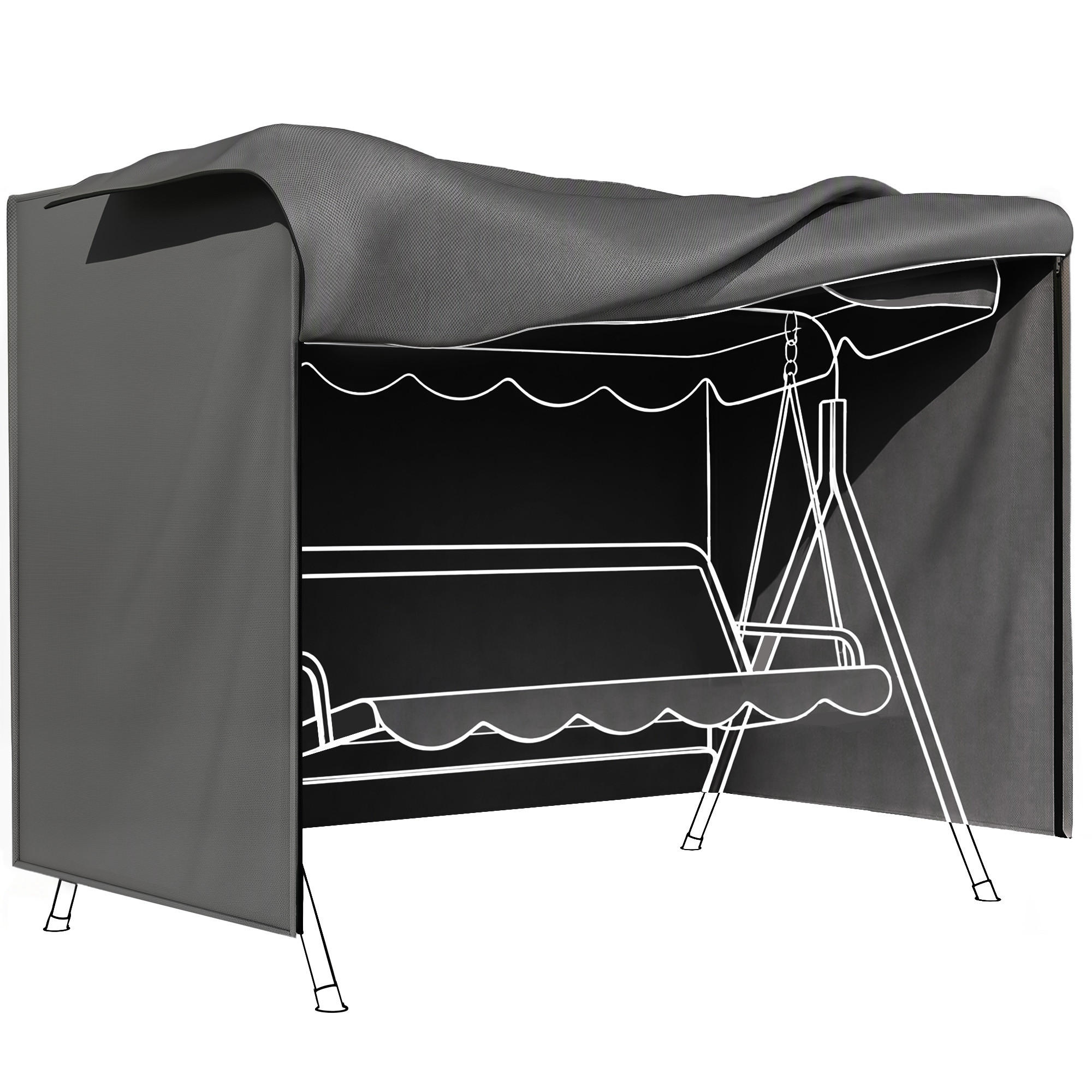 XXXLutz Abdeckplane Dunkelgrau 205x164x124 cm