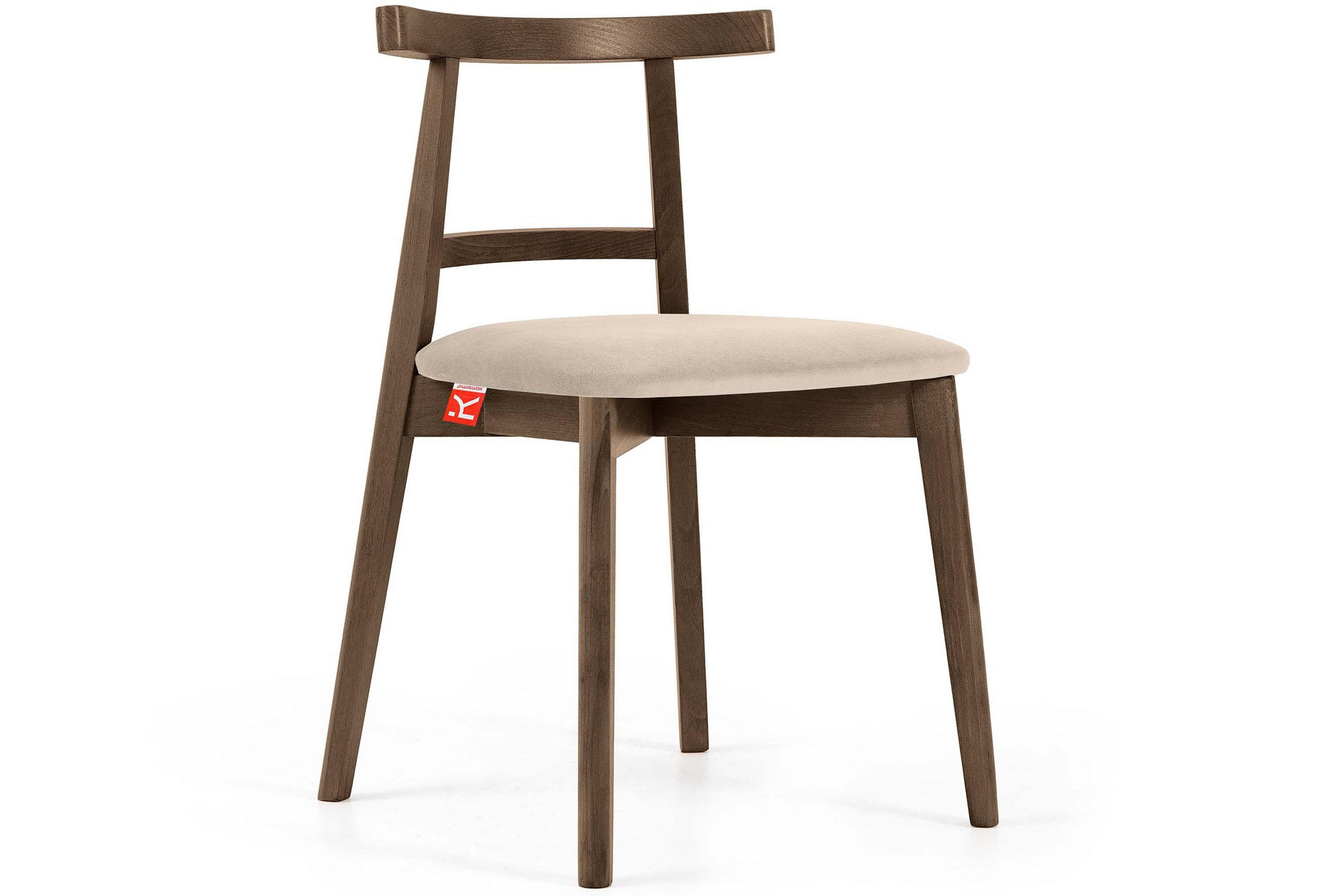 ESSTISCHSTÜHLE LILIO 2 St Vintage, Creme / Lefkas-Eiche - Eichefarben/Creme, Holz/Textil (47/76/45cm) - KONSIMO®