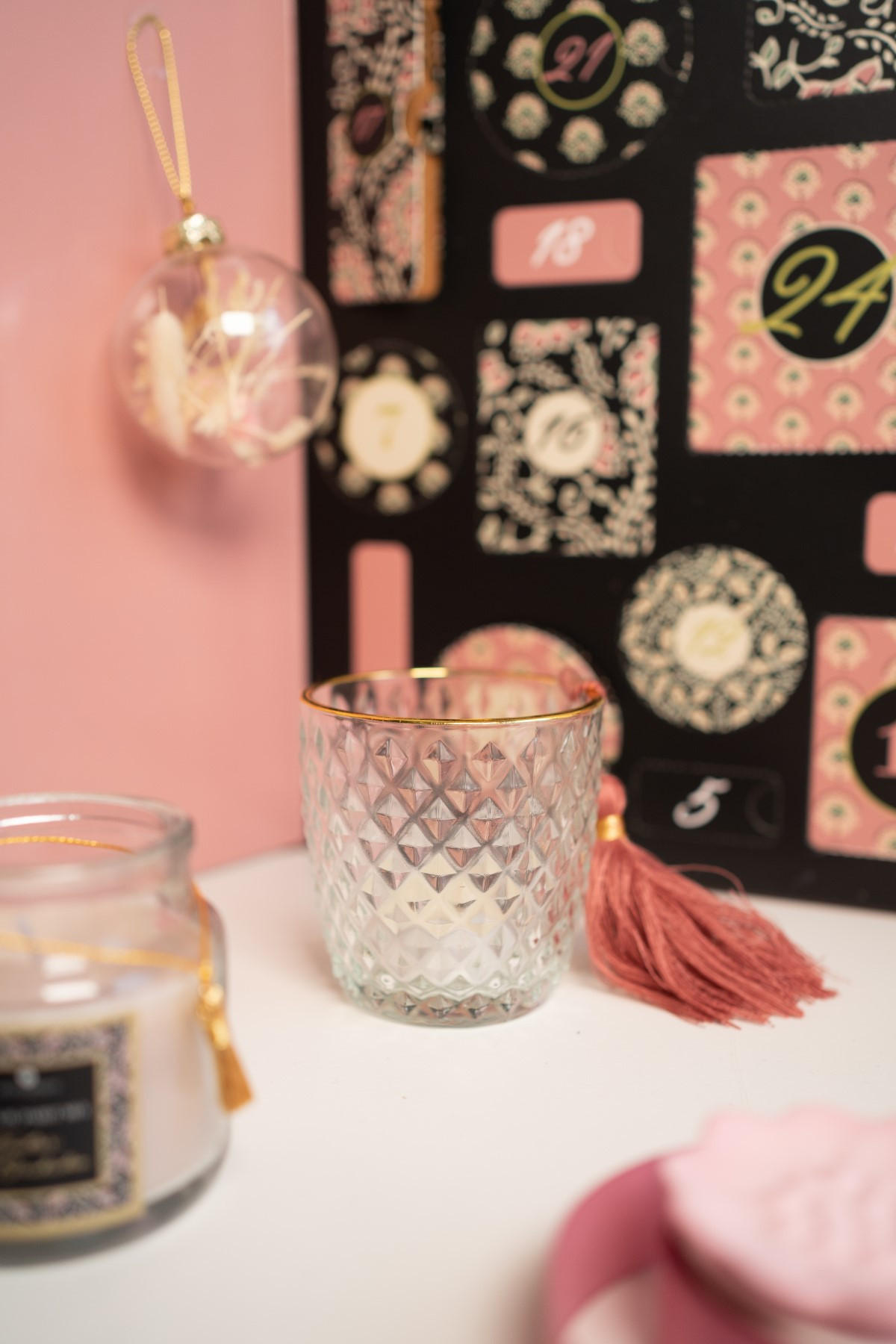 ADVENTSKALENDER Kerzen - Multicolor, Glas (7.5/40.5/32cm) - Atmosphera Createur d´interieur