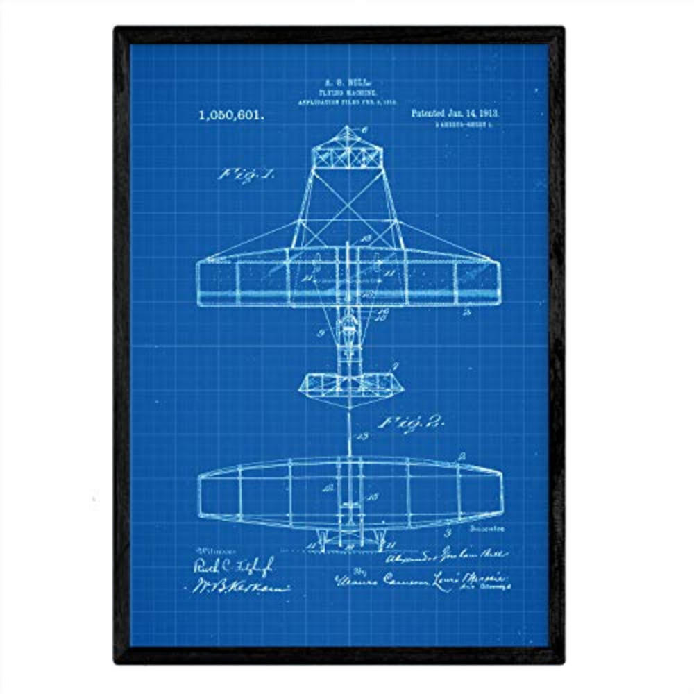 POSTER Ebene Patent A3 Rahmenlos - Klar, Papier (29.7/5/42cm) - Nacnic