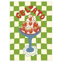 POSTER Studio Dolci - Gelato - Grün, Papier (30/40/0.1cm) - Poster&Frame