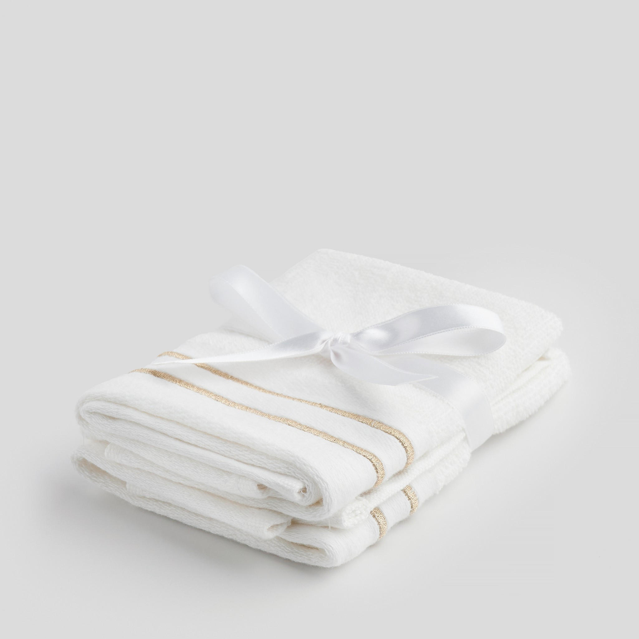GÄSTETUCH-SET Aristo - Weiß, Textil (30/30cm) - home&you