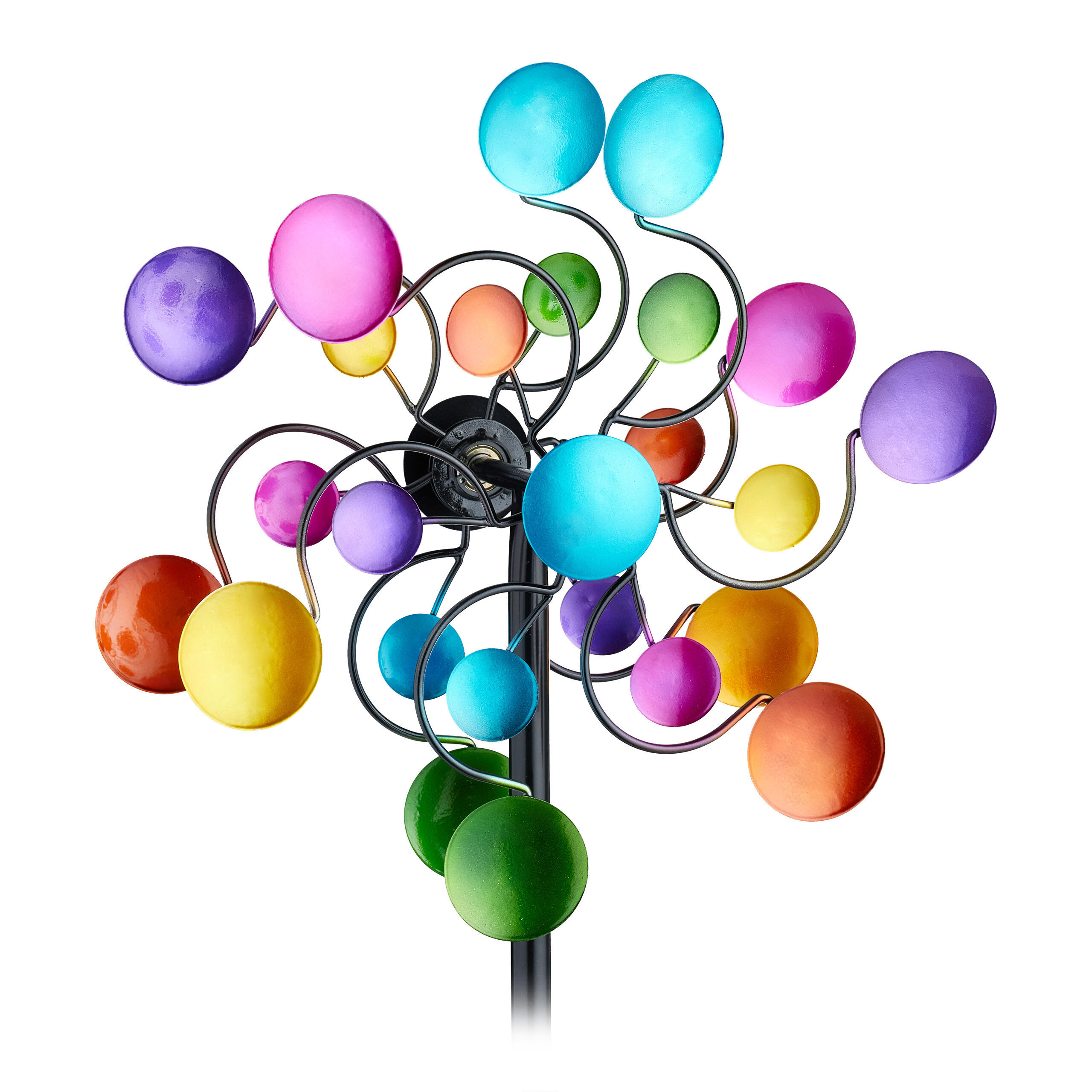 WINDRAD - Multicolor, Metall (15.5/33/119cm) - Relaxdays