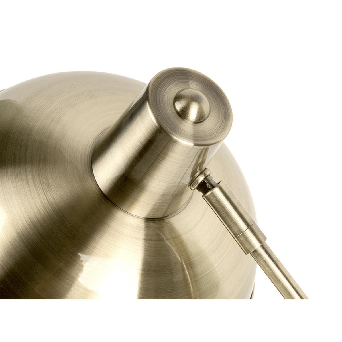 TISCHLAMPE Hood 26/20/38 cm - Goldfarben, Metall (26/20/38cm) - Leitmotiv