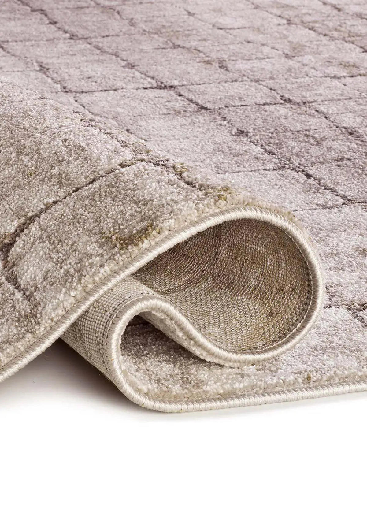 KURZFLORTEPPICH Creme / Braun Ceres 160/235 cm - Creme, Naturmaterialien/Textil (160/235cm) - Atticgo