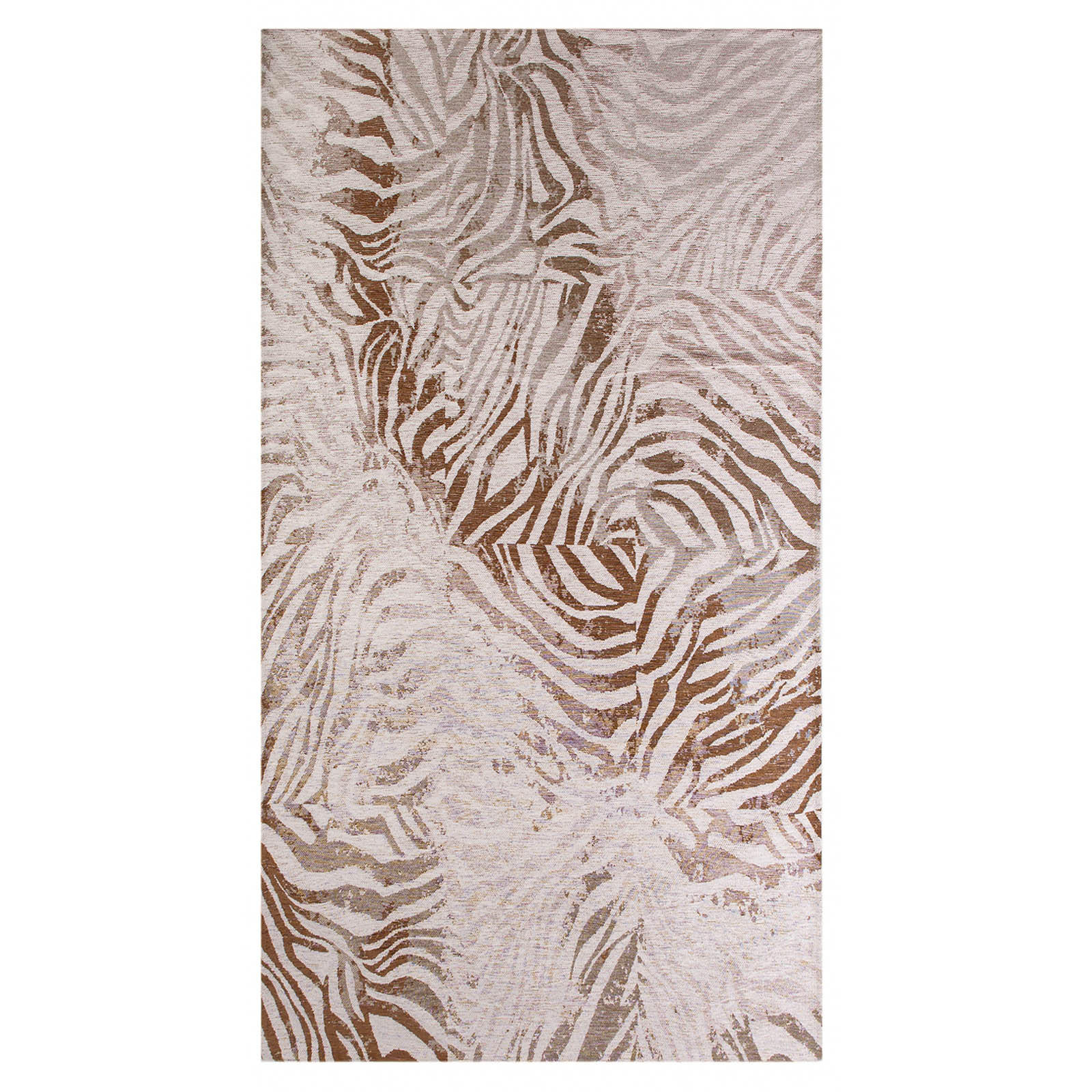 TEPPICH Zebra Savannah 80/150 cm - Braun, Textil (80/150cm) - Lola&Moi