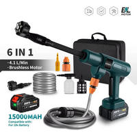 HOCHDRUCKREINIGER 3500W Grün mit 1 Akku - Grün, Kunststoff (40/20cm) - Coonoor