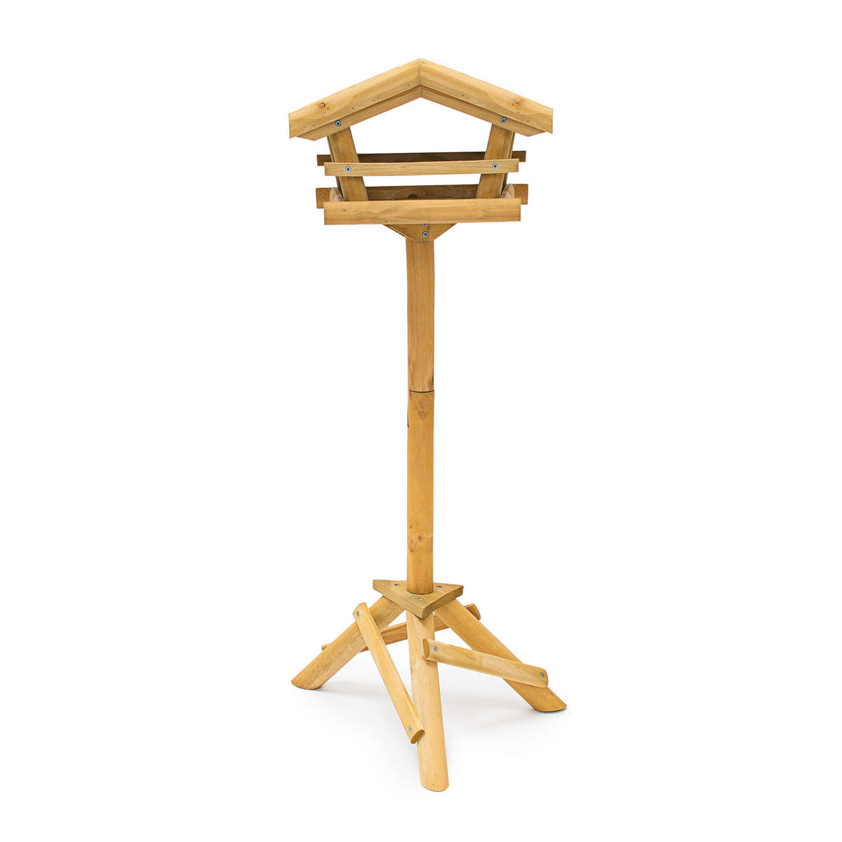 VOGELHAUS - Hellbraun, Holz (37/100/43cm) - Relaxdays
