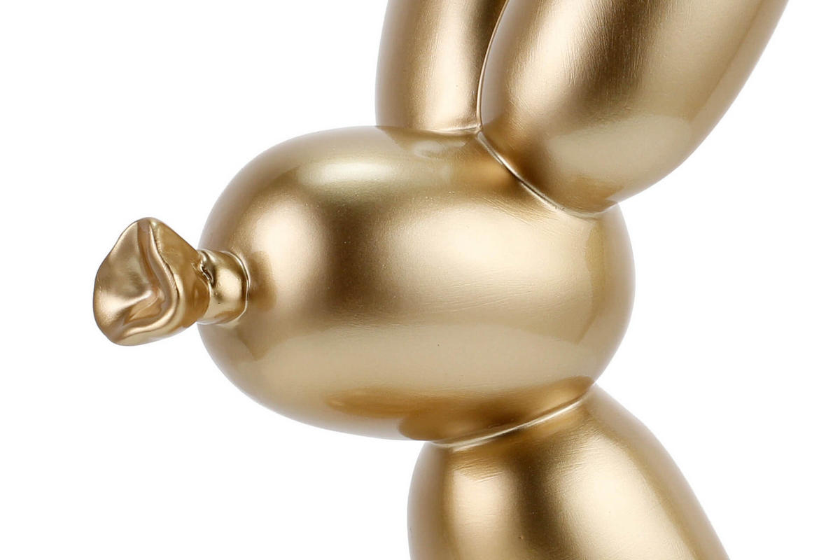 SKULPTUR Gold 18/32 cm - Goldfarben, Stein (0.85/32/11cm) - KUNSTLOFT