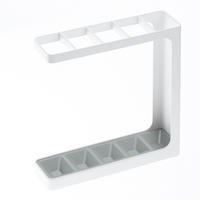 SCHIRMSTÄNDER Tower 7930 Weiß Metall 24.3/23.5/6.5 cm - Weiß, Metall (23.5/24.3/6.5cm) - Yamazaki