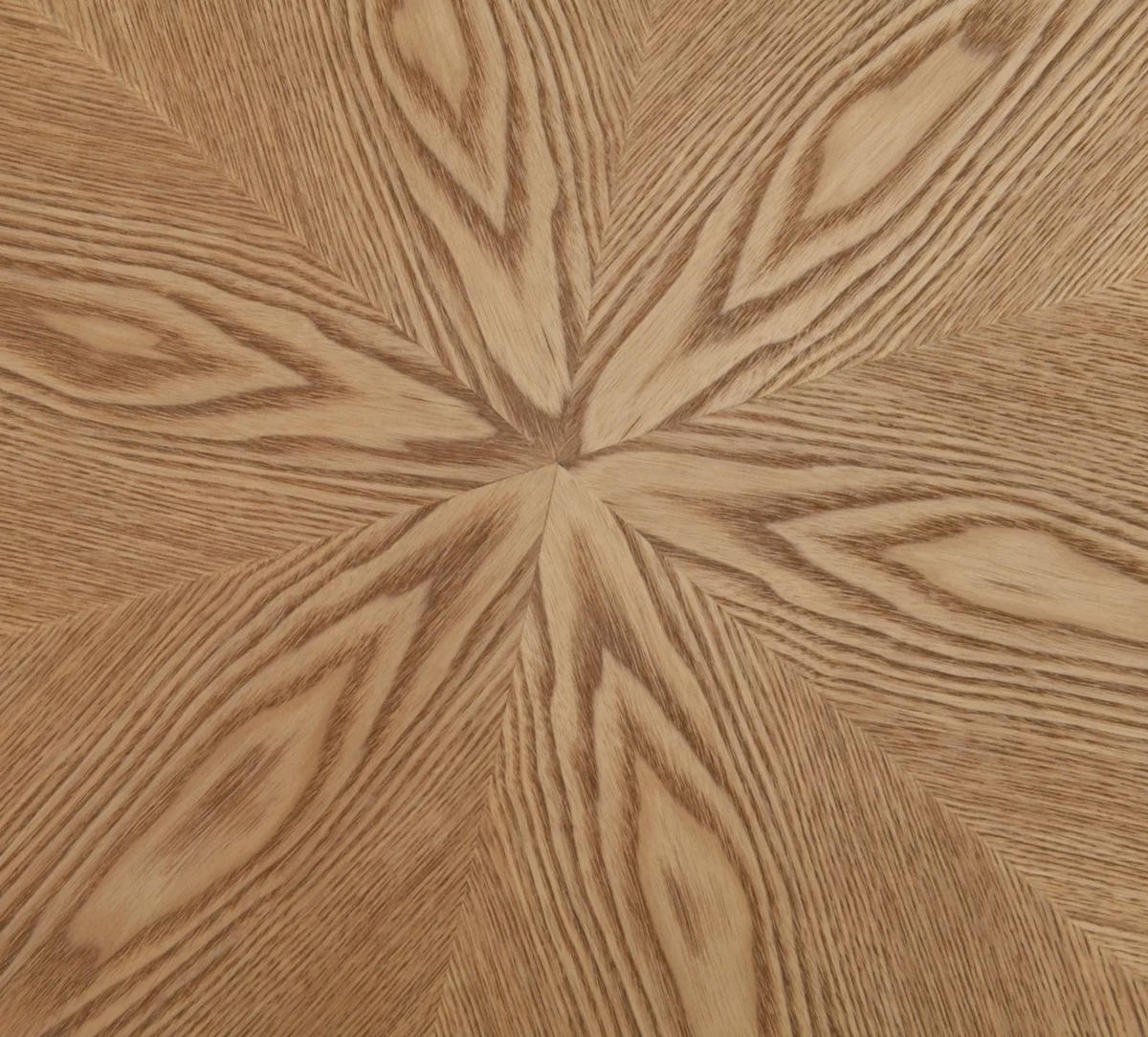 ESSTISCH Angel Eiche Natur / Schwarz 120 / 120 / 76cm - Schwarz/Braun, Holz/Holzwerkstoff (120/120/76cm) - Feldmann-Wohnen