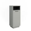 MIDISCHRANK Beatrice Grau 38 x 93 cm - Grau, Holzwerkstoff (30/93/38cm) - Vicco
