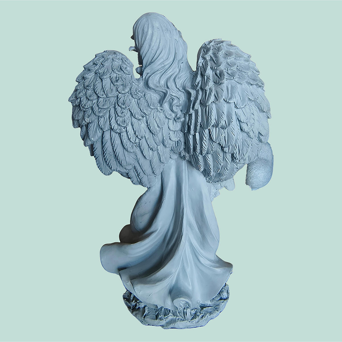 VRTNI angel - siva, umetna masa (23/46.5/14cm) - Relaxdays
