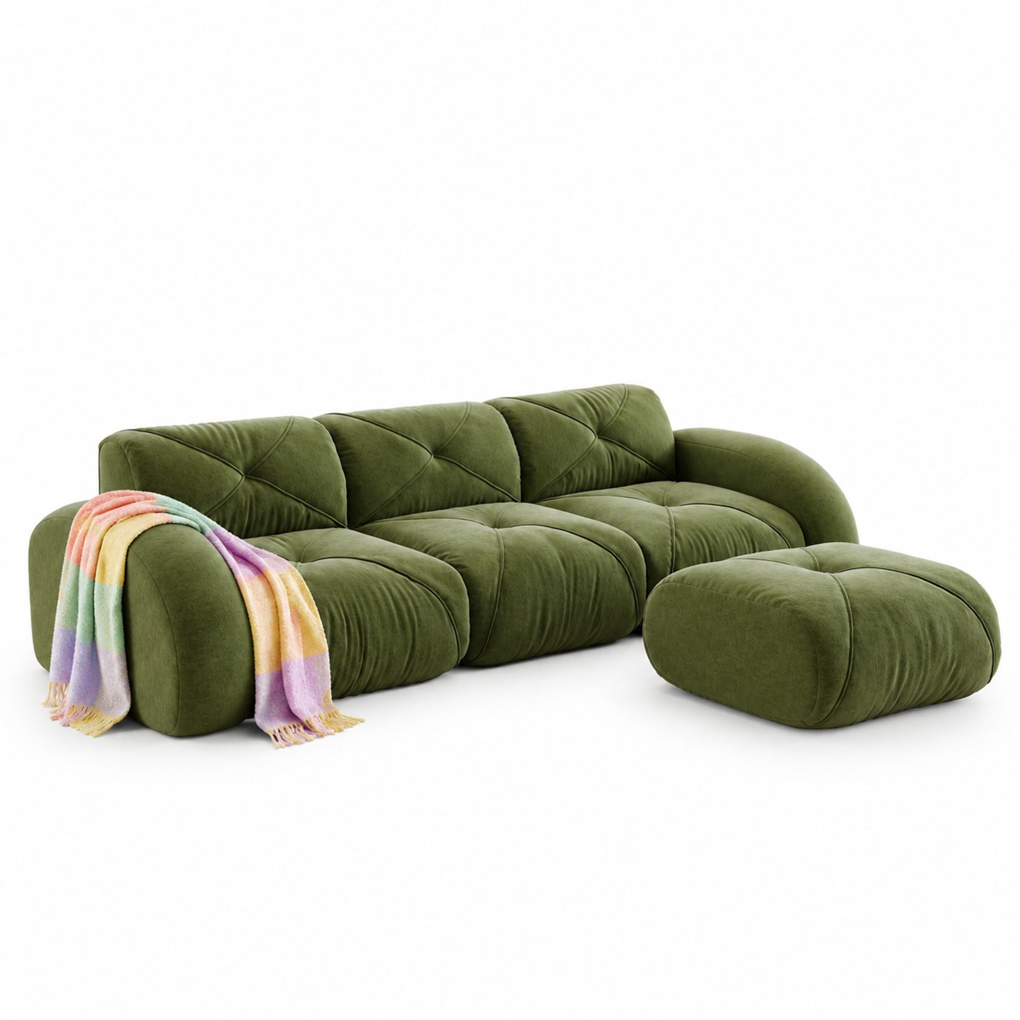 Ivmeu Sofa Grün 281x171 cm