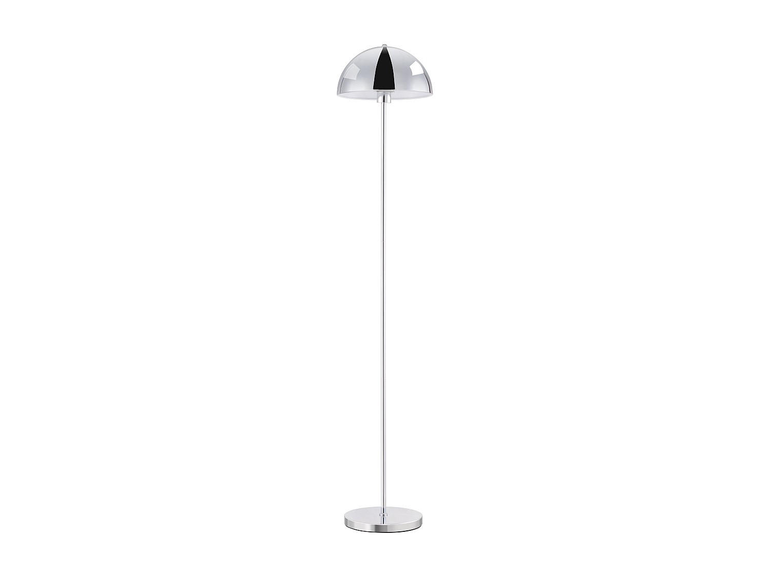 STEHLAMPE - 30 cm x 30 cm - metall - silberfarben Ontario - Silberfarben, Metall (30/30/149cm) - Vente-Unique